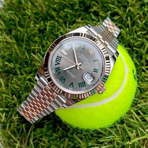 rolex wimbledon rose gold jubilee|rolex datejust wimbledon pics.